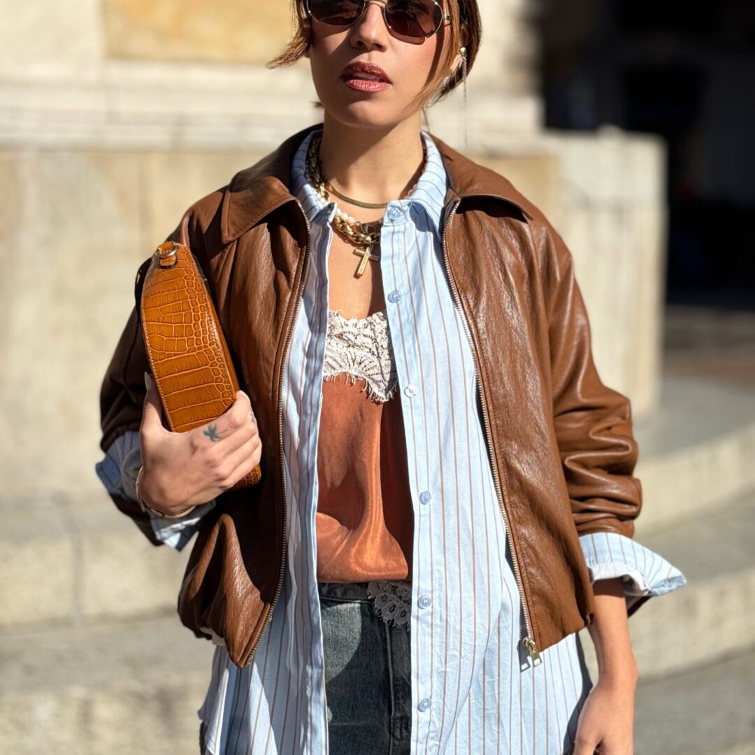 Bomber ecopelle