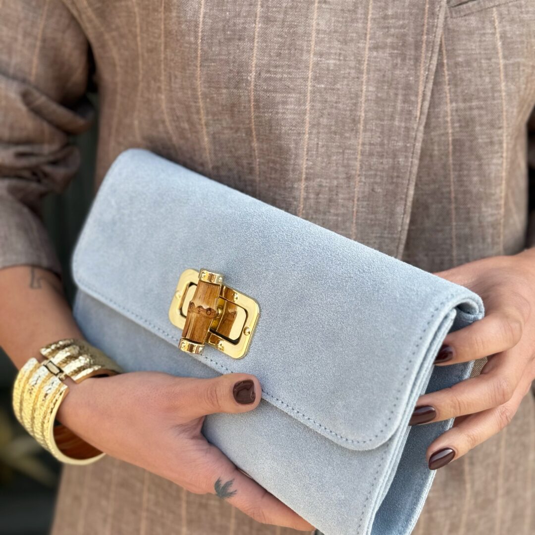 Clutch suede
