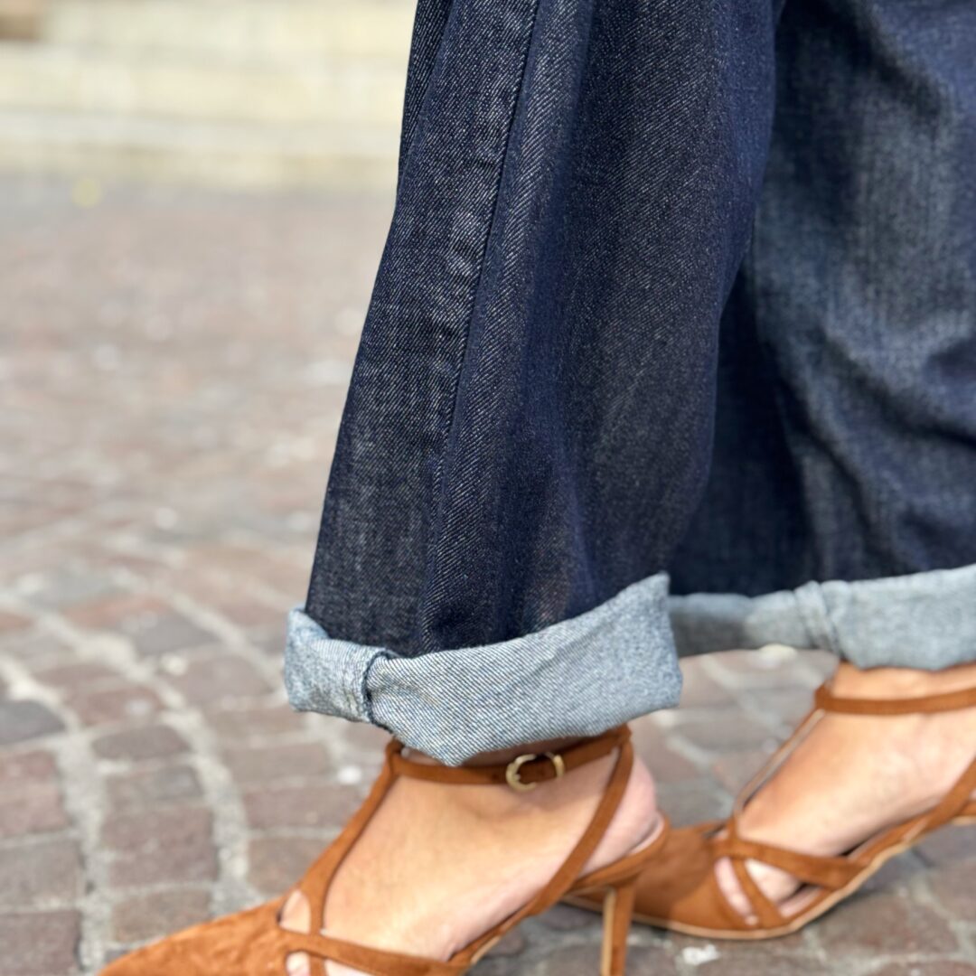 Slingback suede
