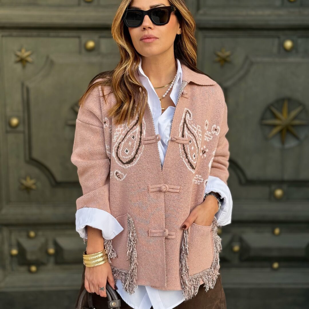 Cardigan paisley