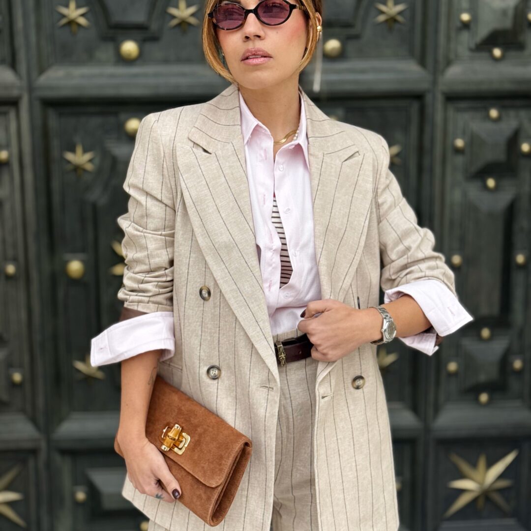 Blazer gessato