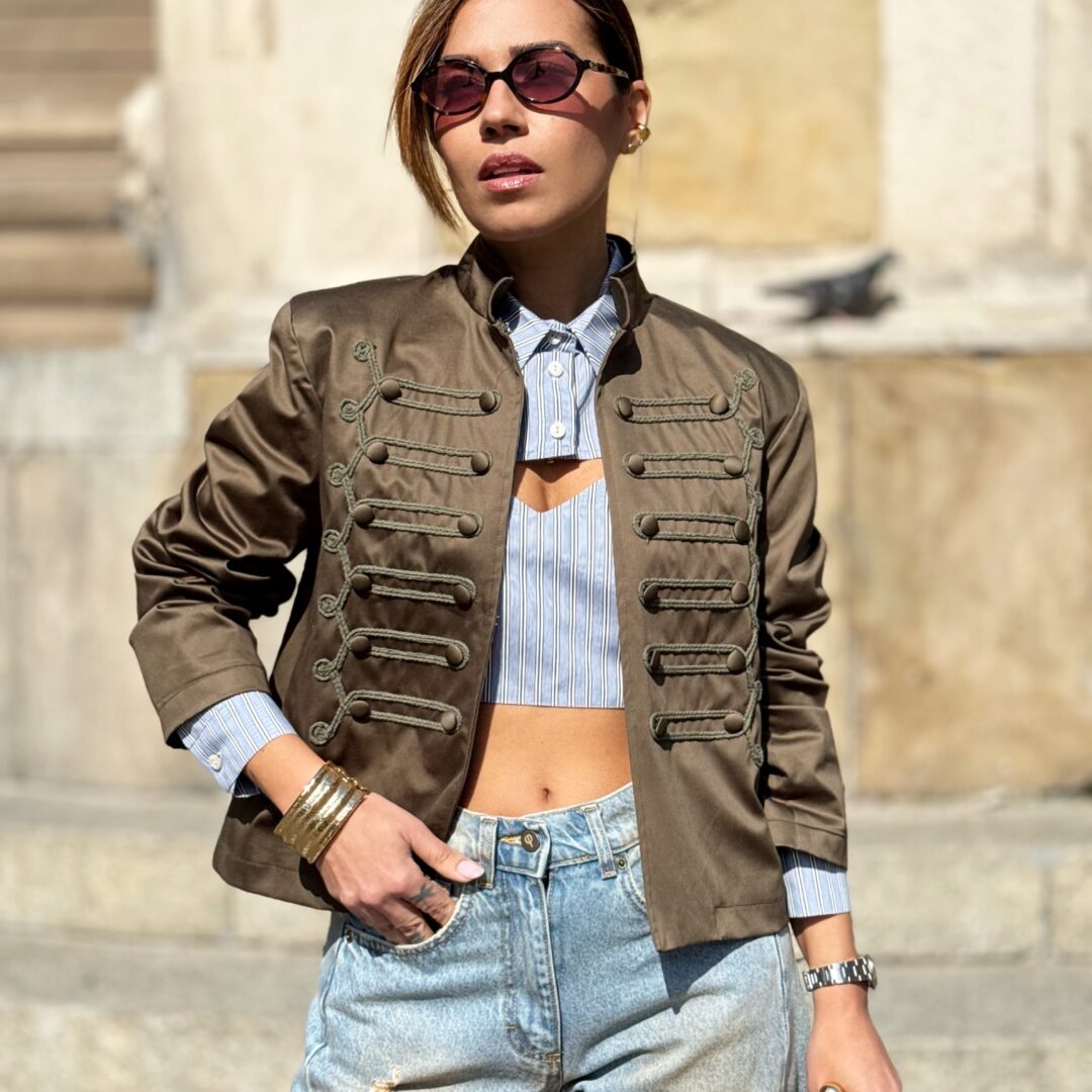 Blazer crop Napoleone