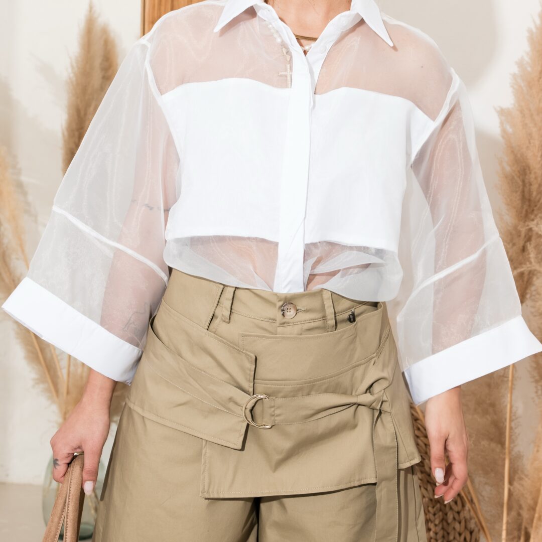 Camicia in organza