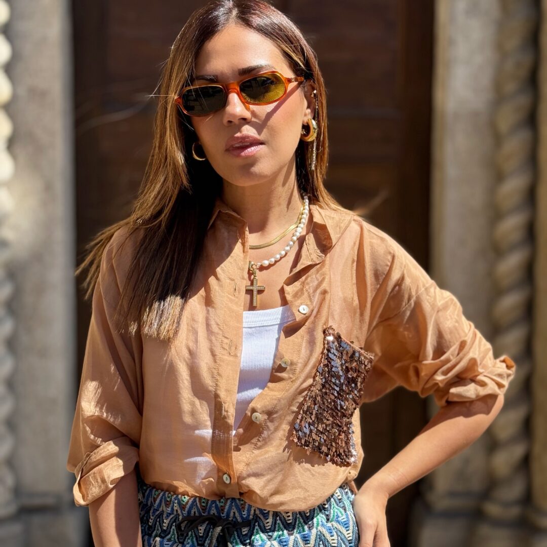 Camicia pailletes