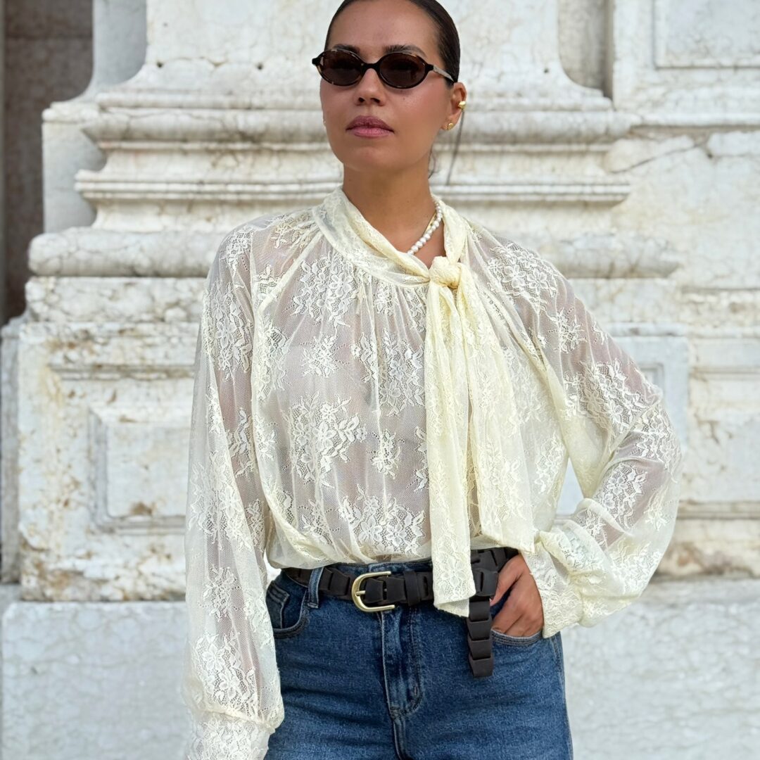 Blusa pizzo