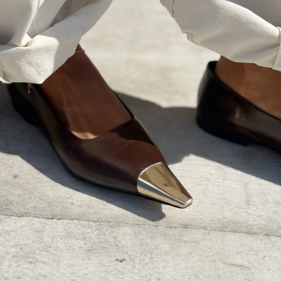 Ballerine punta oro