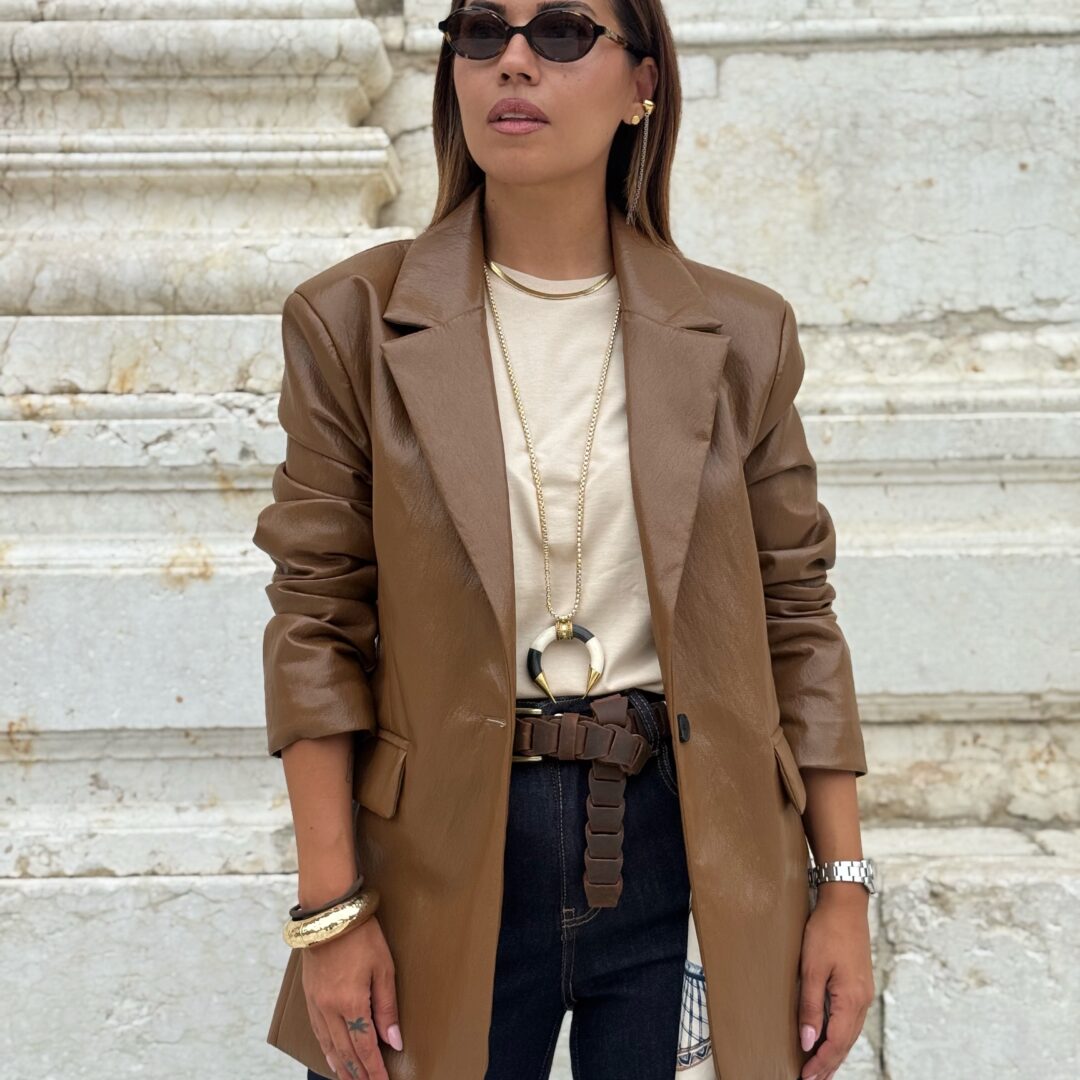Blazer ecopelle