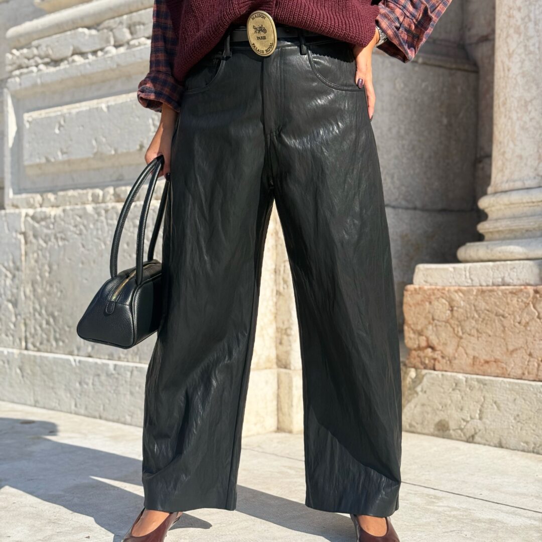 Pantalone ecopelle